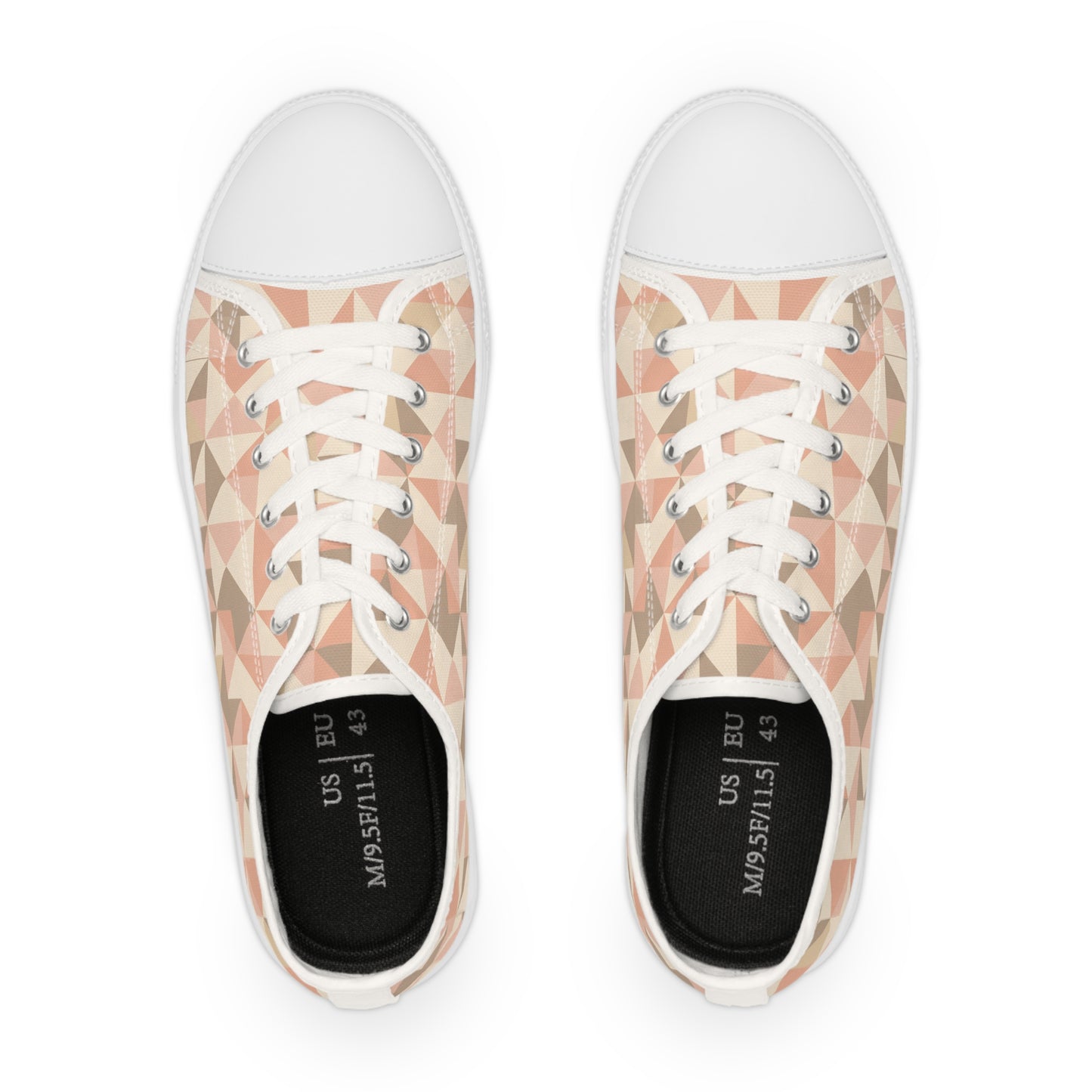Men's Blush Mosaic Low Top Sneakers