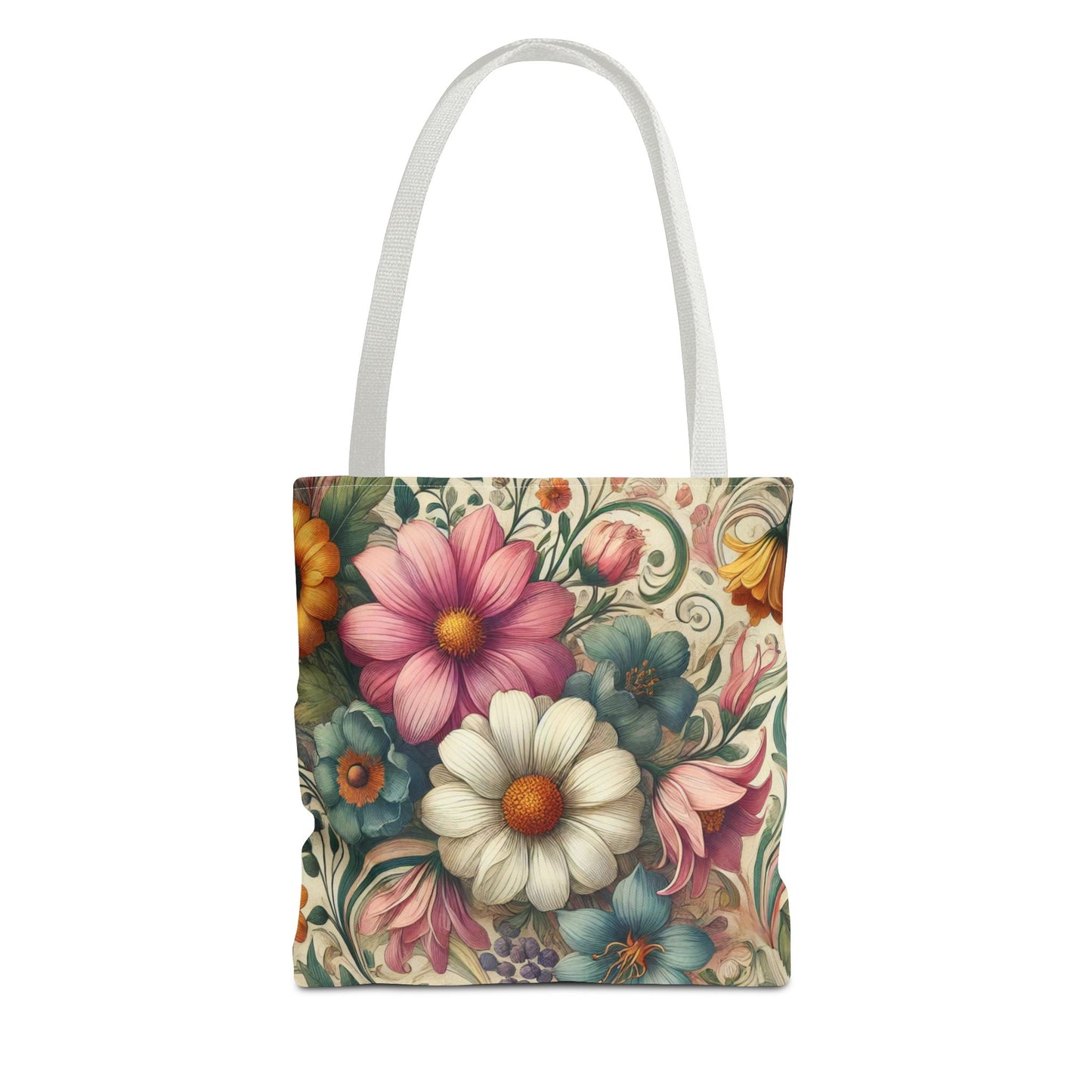 Floral Vintage Shoulder Tote