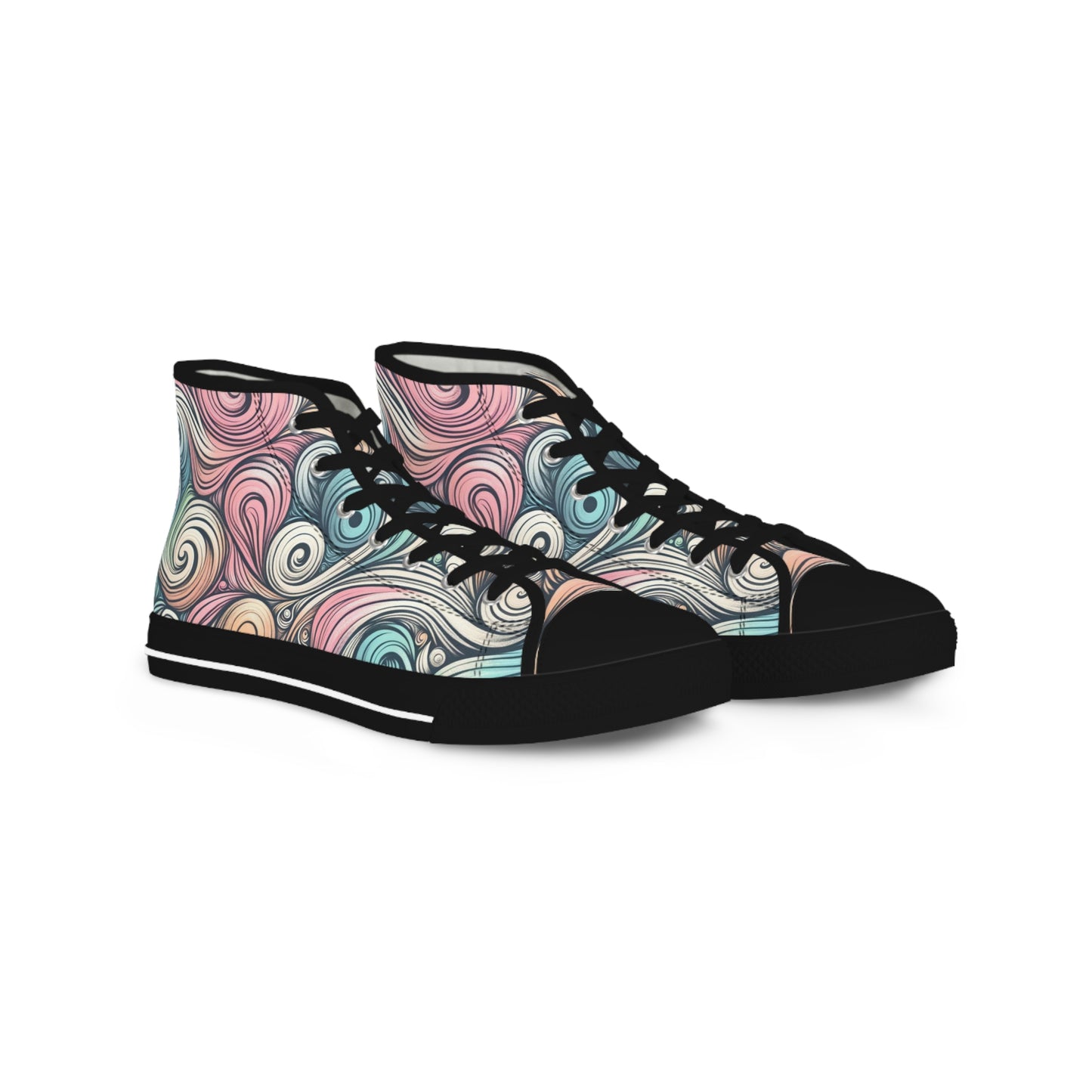 Men's Paste Swirl High-Top Sneakers
