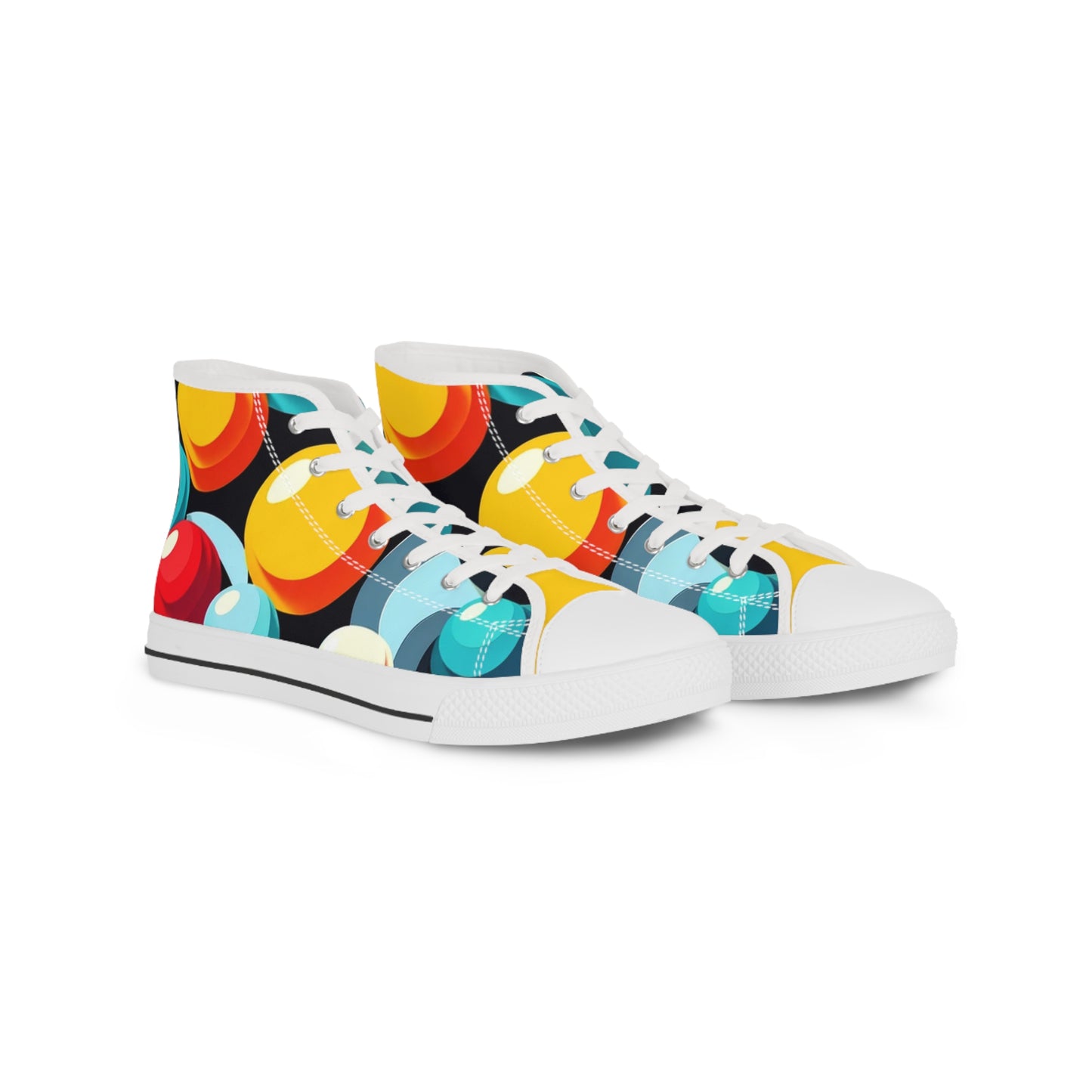 Men's Color Bubble Pop High-Top Sneakers