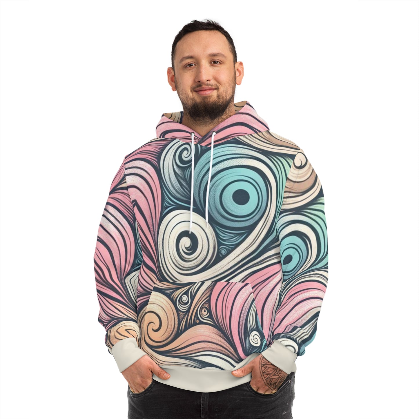 Adult Pastel Swirl Hoodie