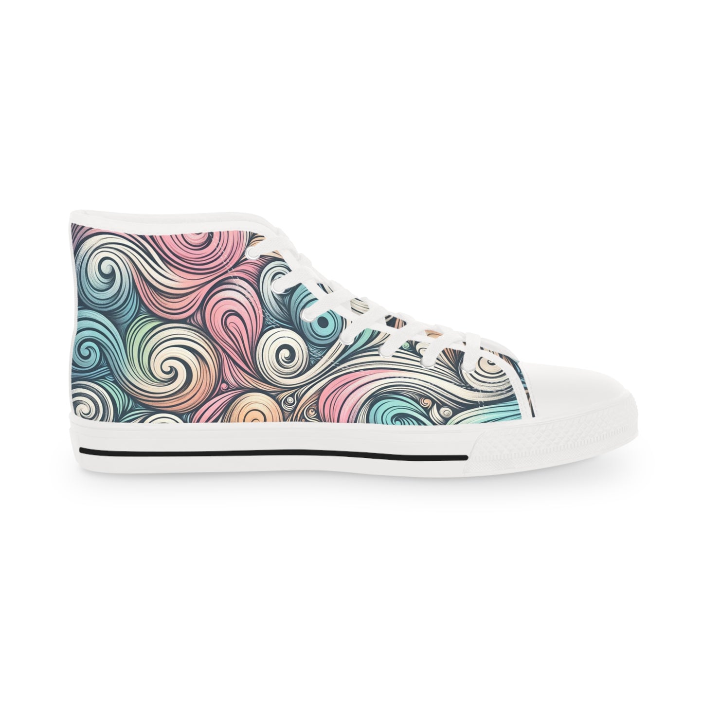 Men's Paste Swirl High-Top Sneakers