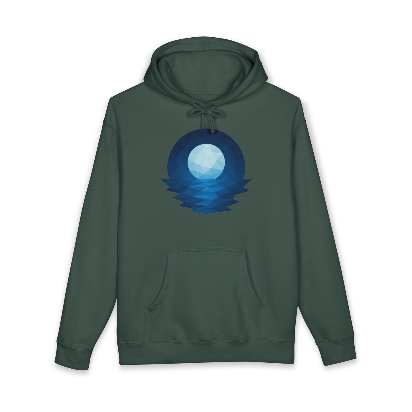Adult Blue Moon Geometric Hoodie