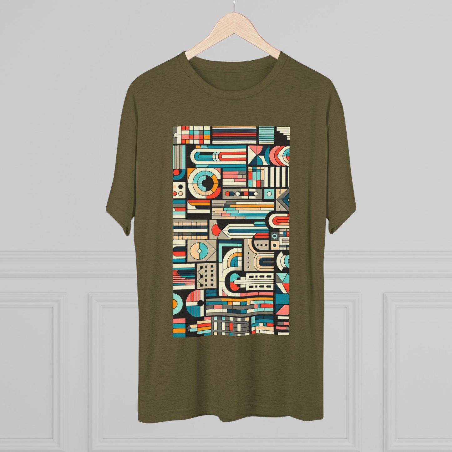 Adult Geometric Cityscape T-Shirt