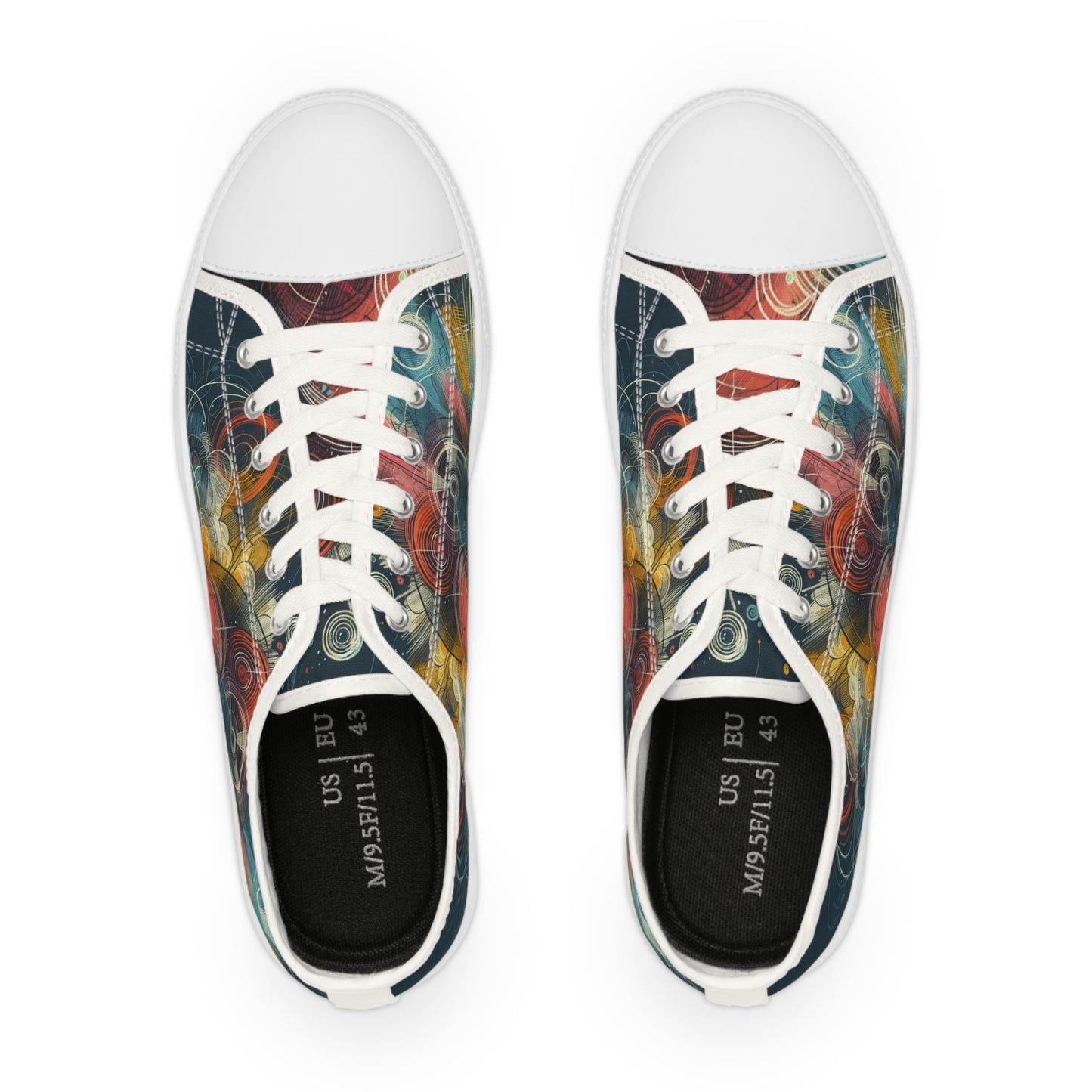 Men's Spiral Elegance Low-Top Sneakers