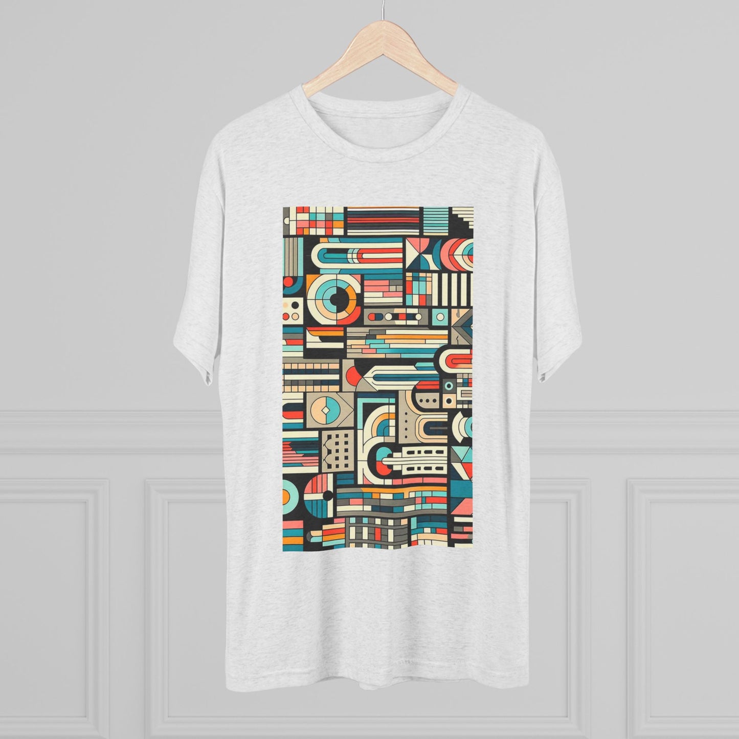 Adult Geometric Cityscape T-Shirt