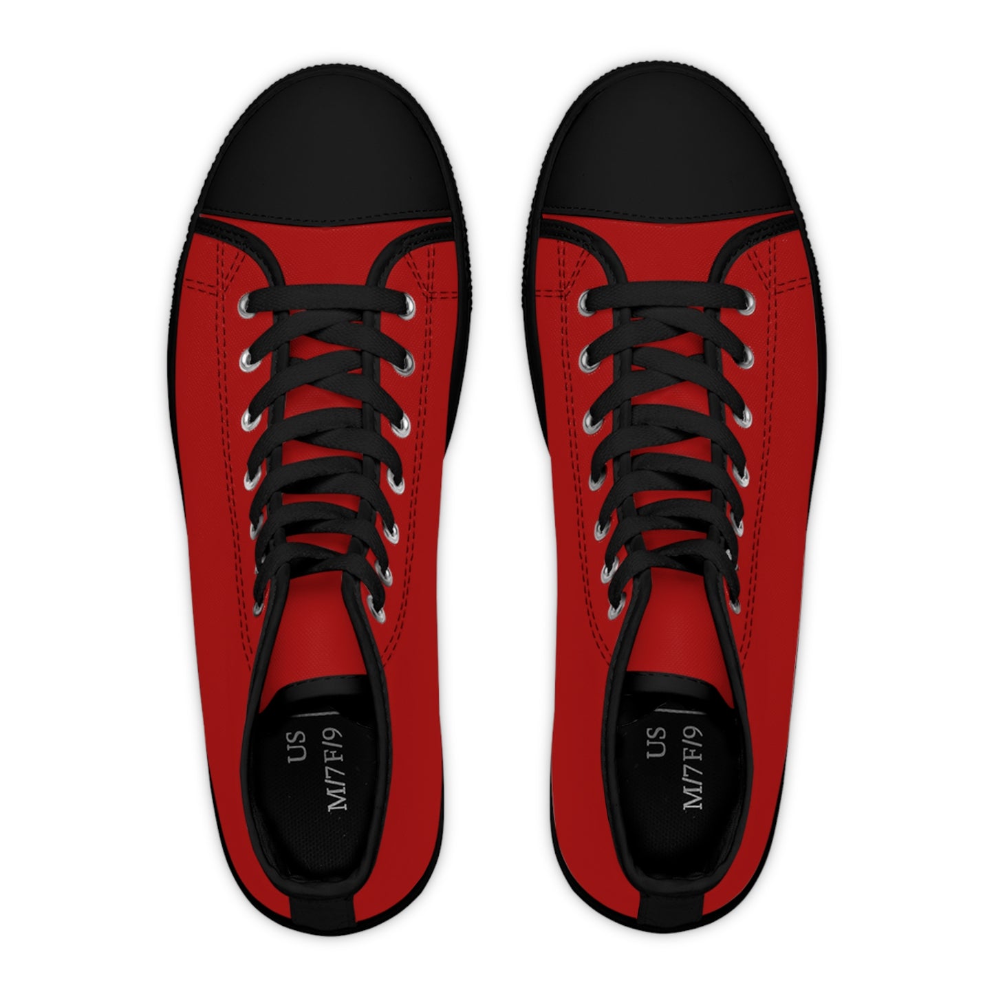 Women's Signal Red High-Top Sneakers