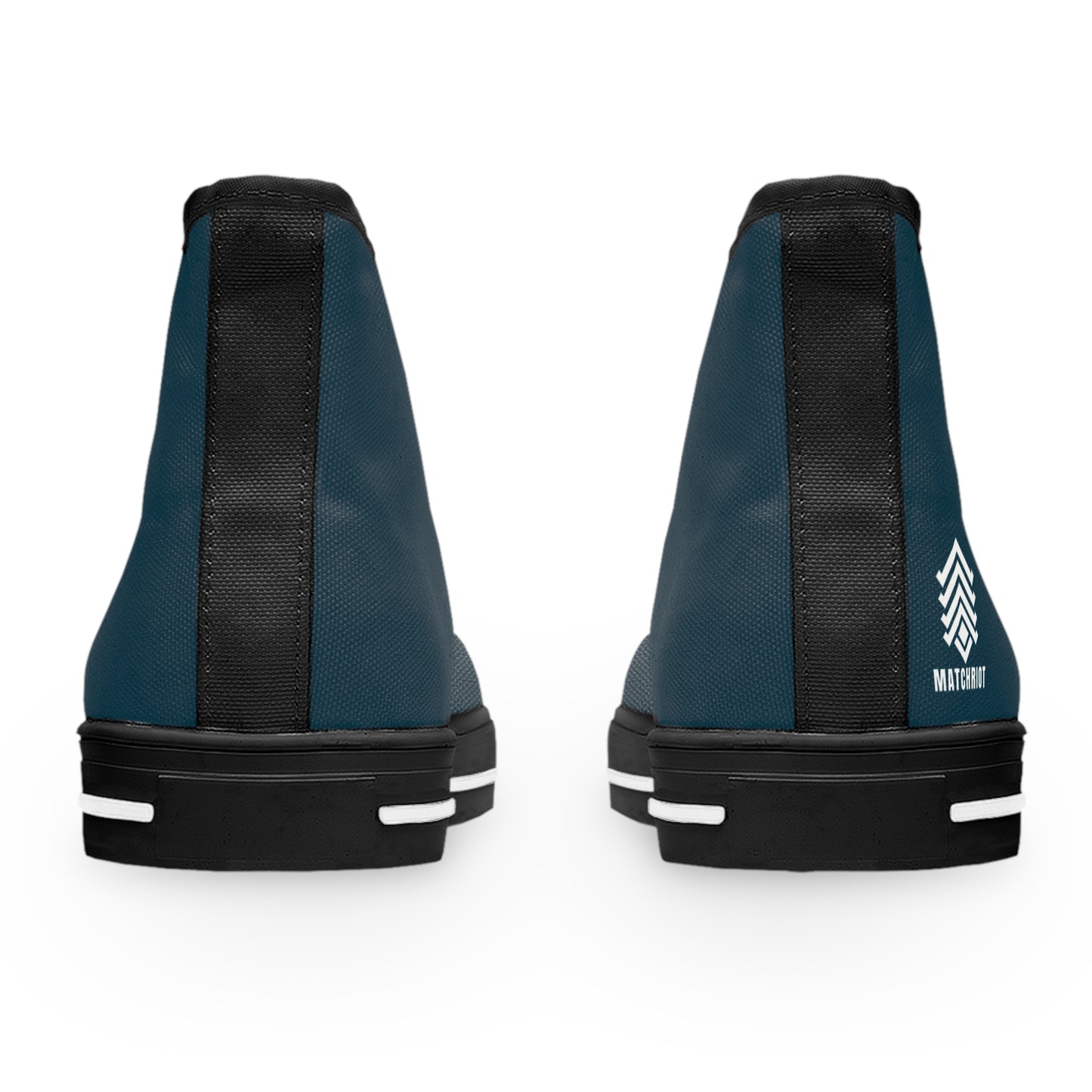 Women's Midnight Teal High-Top Sneakers