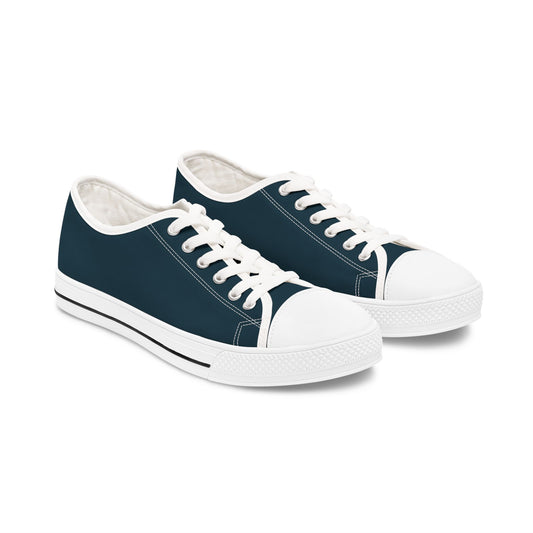 Women's Midnight Teal Low-Top Sneakers