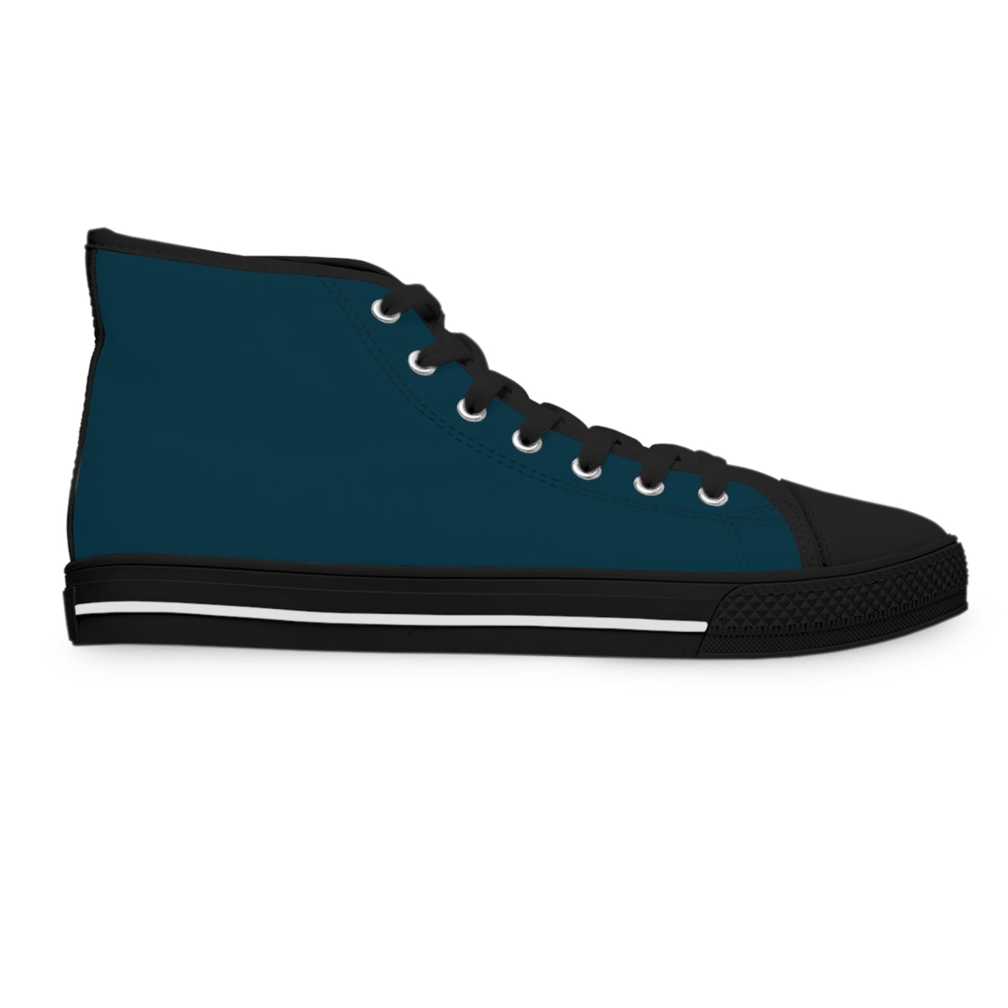Women's Midnight Teal High-Top Sneakers